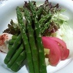 ハングリータイガー - アスパラガスサラダＬ。