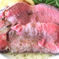 レストラン フォッセ - Ｂランチ 1036円 のローストビーフ ハーブソルト風味