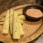 海鮮と創作天ぷら 個室居酒屋 もりした 南草津店 - 旬野菜の明太マヨ