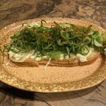 海鮮と創作天ぷら 個室居酒屋 もりした 南草津店 - じゃこ天ネギマヨのせ