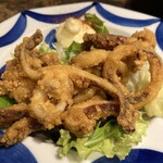 海鮮と創作天ぷら 個室居酒屋 もりした 南草津店 - 柔らかイカ唐揚げ