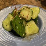 海鮮と創作天ぷら 個室居酒屋 もりした - 塩ダレきゅうり