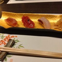 名駅 鮨 天野 - トロ、鰹、金目鯛