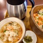 こめらく 海鮮茶漬けとおむすびと。 - 