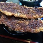 こだま食堂 - わらじかつ丼（アップ）