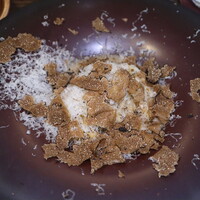 Osteria Falco - トリュフとポルチーニ茸の軽いクリームソース〜タリオリーニ〜