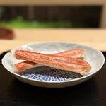 道人 - ④焼き松葉蟹(正式名:楚蟹《ズワイガニ》・雄)(兵庫県柴山産)脚【2本】