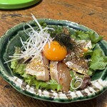 居魚屋　網元 - 鯖のユッケ