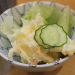 Tonkatsu Enraku - 定食のポテトサラダ