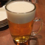 中国料理 耕治 - 生ビール ジョッキ 880円