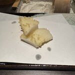 天ぷら あらたみかわ - スミイカも中心がひと肌でサクシト｡