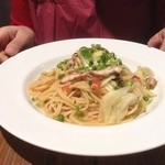 フィーロ - 穴子の燻製オイルソースパスタ(2014/05/24)