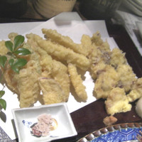 まりも亭 - 季節の海鮮、野菜3種盛り