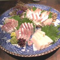 まりも亭 - 本日の厳選鮮魚4種盛