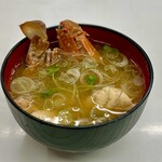 野口鮮魚店 - 帝王丼のあら汁