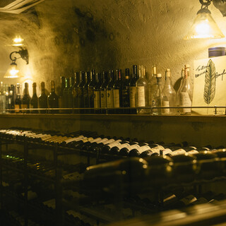 ワインカーブのようなワインセラー