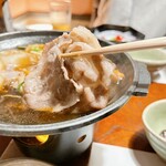 味の樹 - 贅沢に持ち上げて、玉子につけて