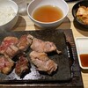 ワンダーステーキ - ミカズキリブロースセット＝1100円