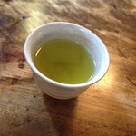 純喫茶 長寿 - 2014年5月。緑茶。