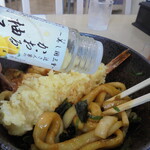 うどん・そば 吉平 - かおる柚子をかけて味変にトライ