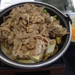 Yoshinoya - 牛すき鍋単品大盛590円(2014.05)