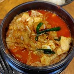 URAWA THE スンドゥブ - 赤いスンドゥブ 「魂」豚バラ1100円