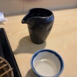 魚の松本 - 大七生酛純米ぬる燗