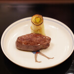 鷹匠鍋 あか羽 - 鴨もも肉と葱