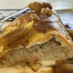 喫茶 チャティー - 断面。卵が分厚いですよ