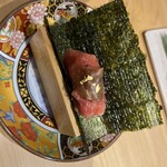 鮨ト酒肴 富かわ - 手巻きマグロ　「マグロッシーニ」