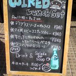 cafe bar WIRED - 本日のランチは・・・