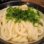 うどん 丸香 - 湯抜き・汁なし（生醤油うどん？）