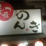 赤羽 もつ焼のんき - 140524東京　のんき赤羽店　看板