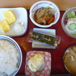 盛岡月が丘食堂 - 朝食セット（３５０円・朝食例７）