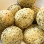 リストランテ　ディ・カナレット - たこ焼き　ゼッポリーネ　うずらの卵大　モチモチの食感と磯の香りが良いです