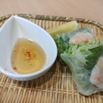 カフェドベトナム 澤上商店 - 生春巻き、ドリンクセット　500円