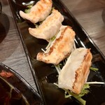 おきなわ銀座　万が一 - あぐー豚の焼き餃子600円