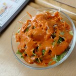 クイーンガーデン - 相変わらずここのサラダドレッシングは美味いね♪アイスチャイも最高っす。