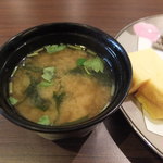 モーニング おにぎりセット（味噌汁）