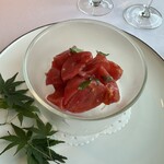 リストランテ･ヒロ チェントロ - このトマトは体験してほしい