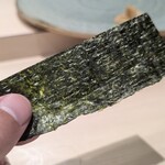 鮨みやもと - 焼き海苔　焼きたて