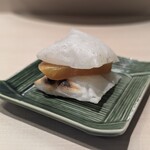 鮨みやもと - 自家製カラスミ　焼き餅