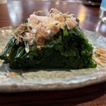 丸千葉 - ほうれん草おしたし