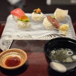 275129292 - 手毬寿司　お吸い物