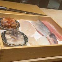 鮨志郎 - 本日のネタ(赤貝は出ませんでした)