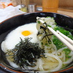 手打うどん くうかい - 山かけ（冷冷）