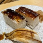 浦正鮨 - 蒸し穴子＆箱寿司