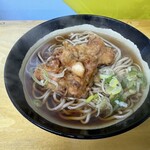 六文そば - げそ天そば¥350