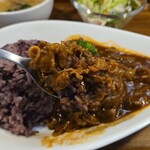 キッチン ブルー グローブ - ハッシュドビーフご飯