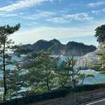 世界ジオパーク伊豆 繭二梁 - ダイニングからの眺め